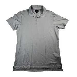 Cuts Men's Sz M Gray Collared Club Golf Polo Short Sleeve Pima‎ Cotton Blend